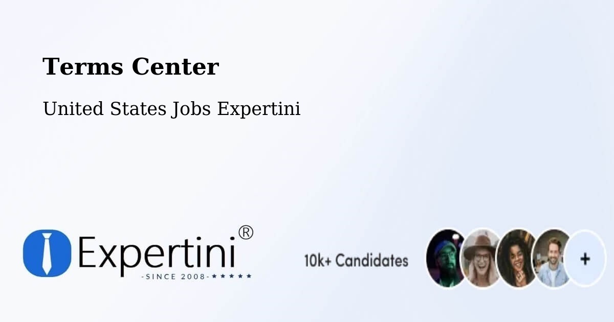 Terms of Service – Bonners Ferry - United States Jobs Expertini